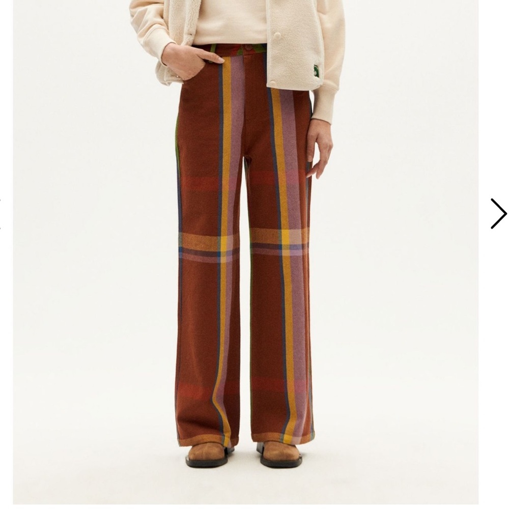 Brown charlie blanket Coral pants made of organic cotton.